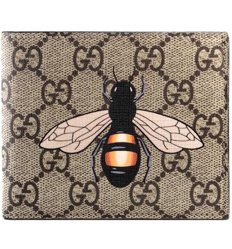 gucci wallet bee monogram|gucci monogram shoulder bag.